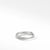Crossover Micro Pavé Wedding Band Ring in Platinum