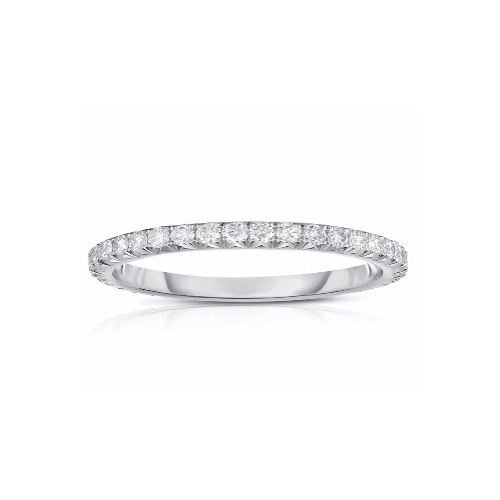 Fink's 3/4 Way Diamond Band in 14K White Gold