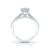 Load image into Gallery viewer, The Studio Collection Princess Cut Center Diamond with Diamond Gallery and Shank Engagement Ring