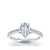 Load image into Gallery viewer, The Studio Collection Pear Center Diamond with Diamond Gallery and Shank Engagement Ring