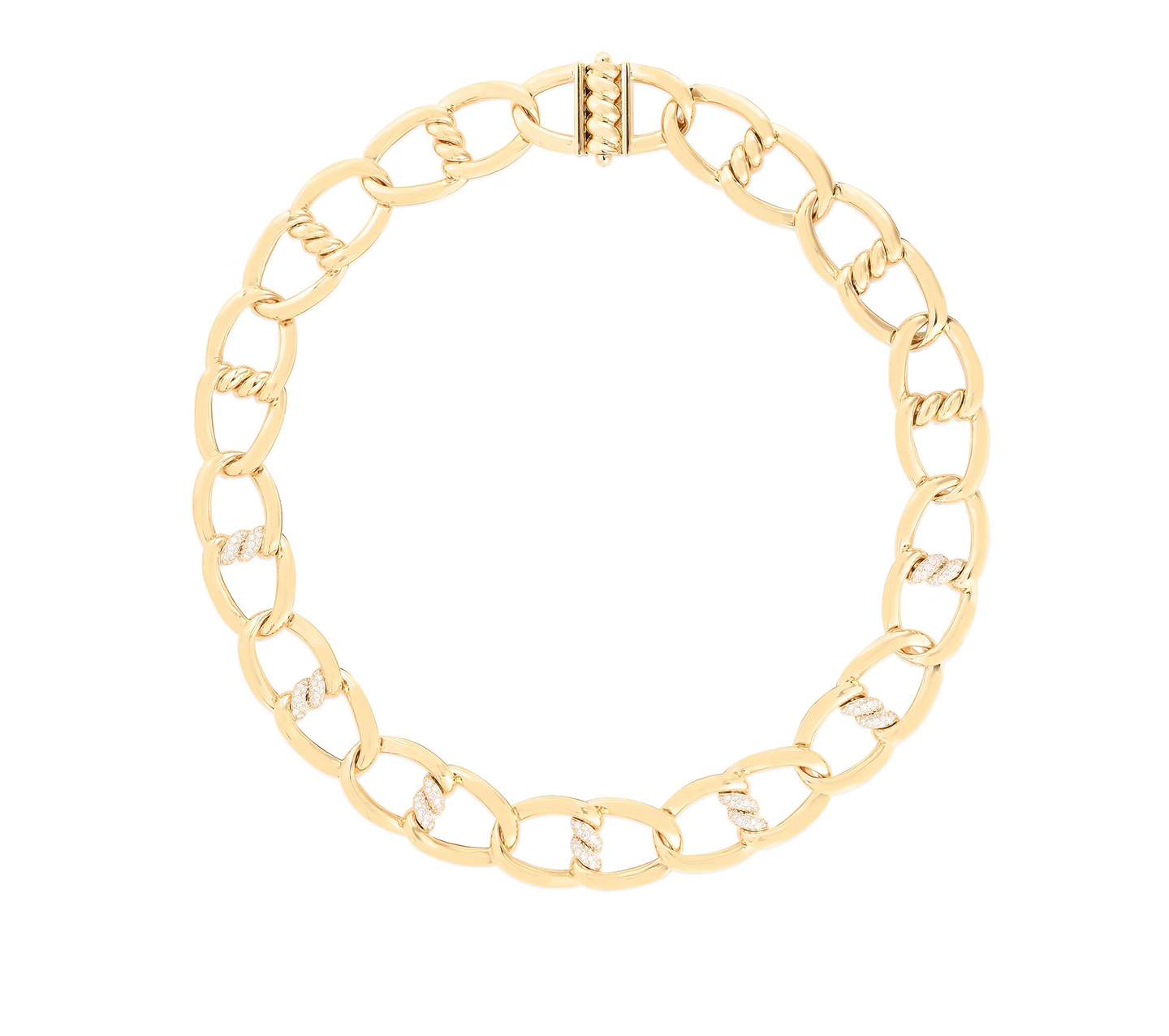 Roberto Coin Cialoma 18K Yellow Gold Diamond Necklace