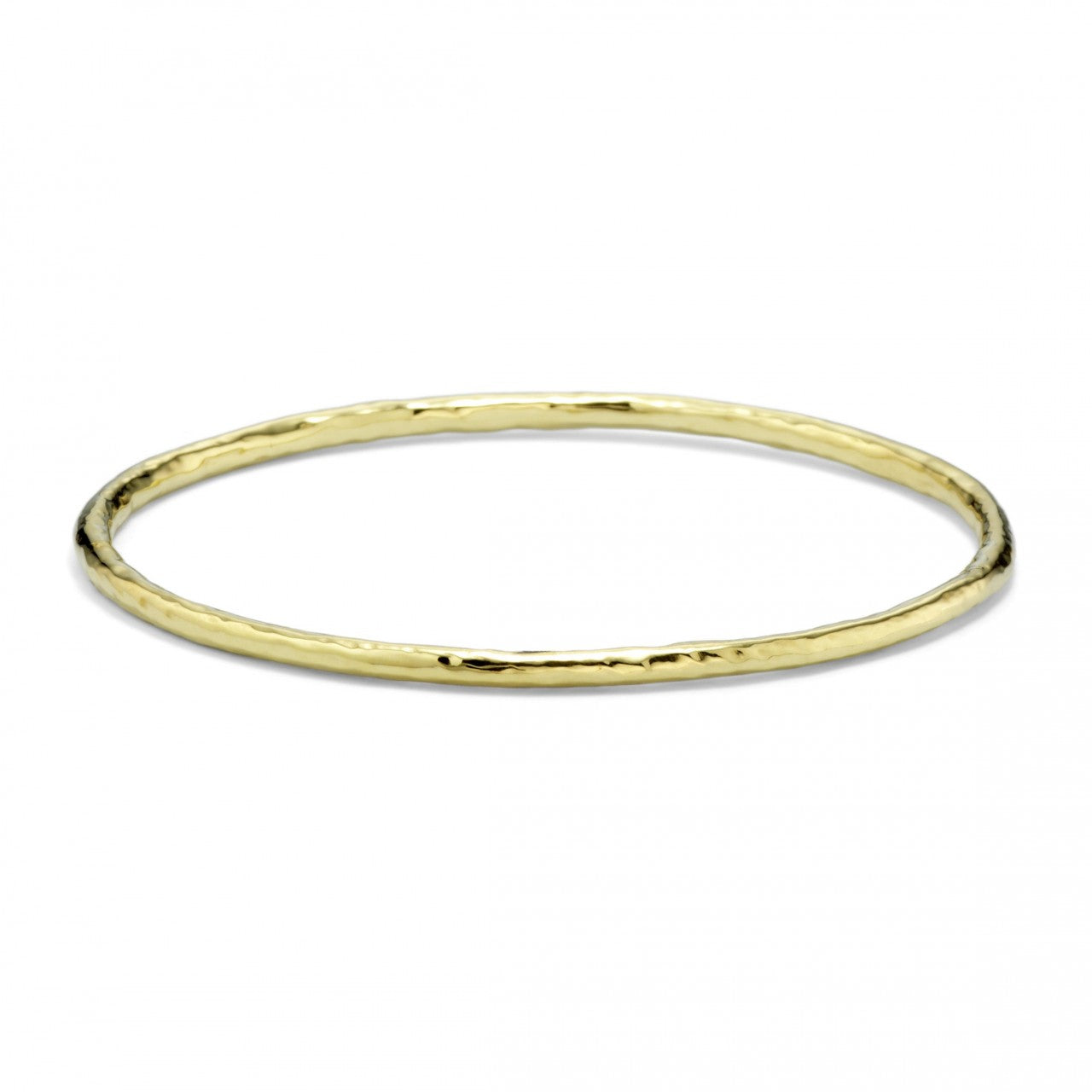 IPPOLITA 18K Yellow Gold Hammered Bangle