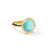 IPPOLITA Lollipop® 18K Yellow Gold Mini Ring with Diamonds in Turquoise