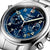 Longines Spirit Collection 42mm Blue Dial Chronograph Automatic Watch with Bracelet