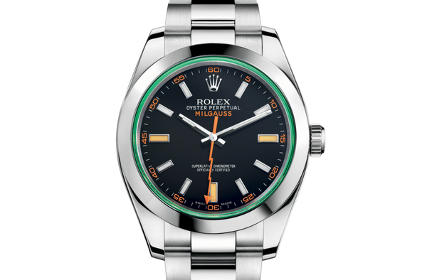 Milgauss Oyster, 40mm, Oystersteel, Intense Front of Watch