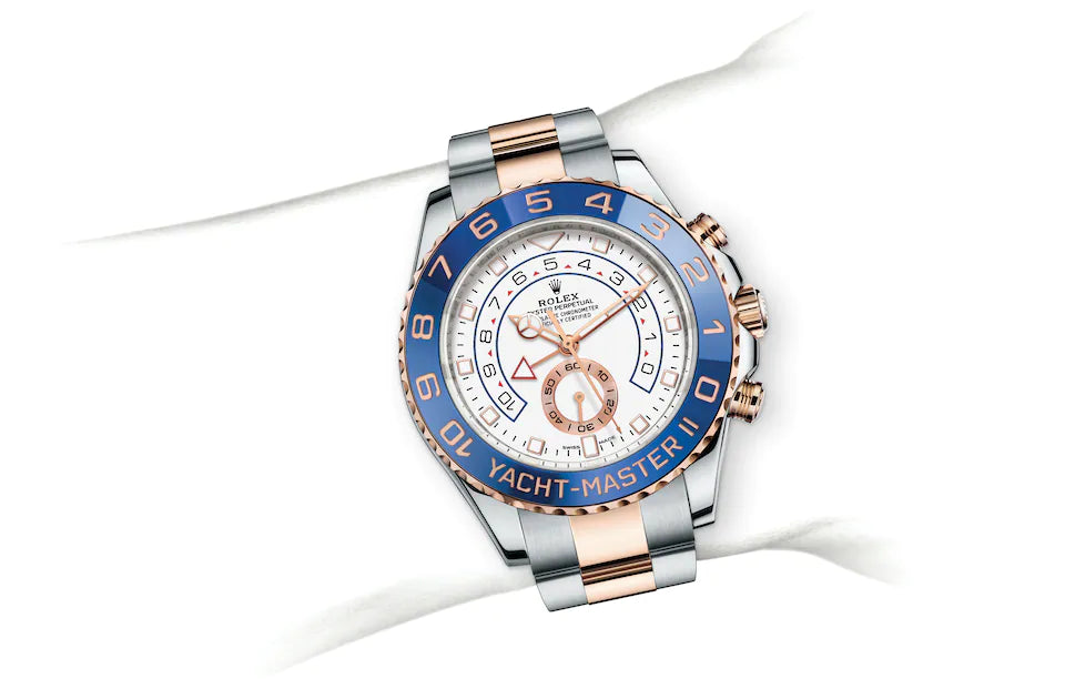 Rolex Yacht-Master II in Oystersteel and Everose Gold - M116681-0002 at Fink's Jewelers
