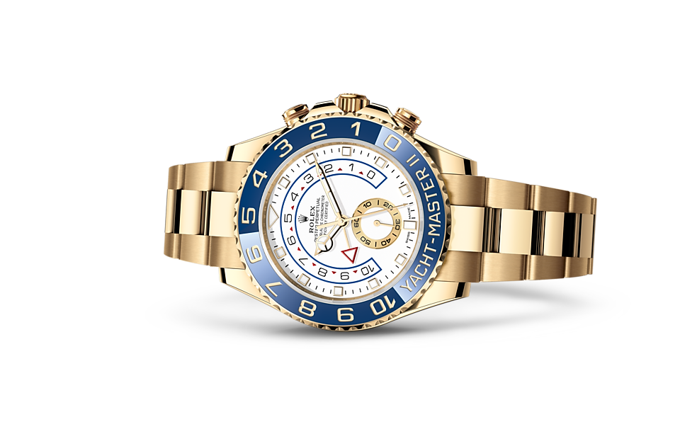 Yacht-Master II, Oyster, 44 mm, yellow gold Laying Down
