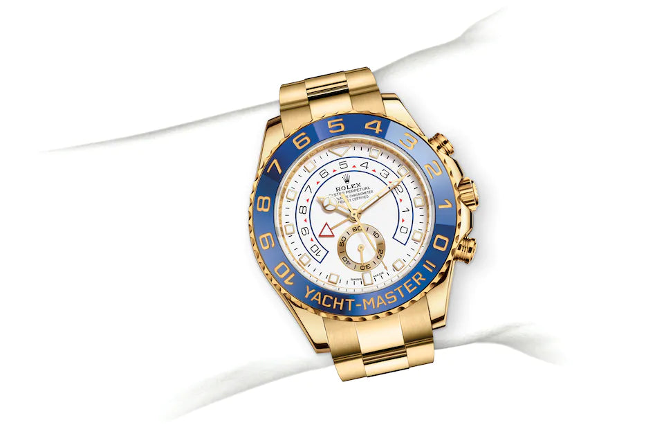Rolex Yacht-Master II in Yellow Gold - M116688-0002 at Fink's Jewelers