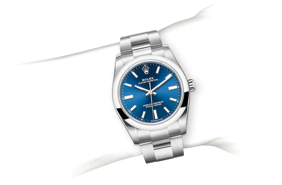 Rolex Oyster Perpetual 34 in Oystersteel - M124200-0003 at Fink's Jewelers