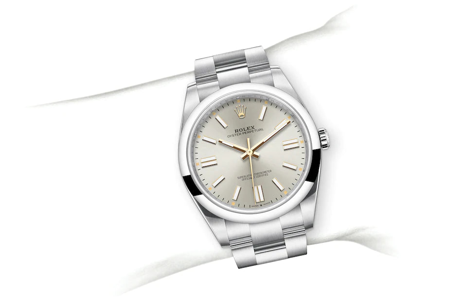 Rolex Oyster Perpetual 41 in Oystersteel - M124300-0001 at Fink's Jewelers