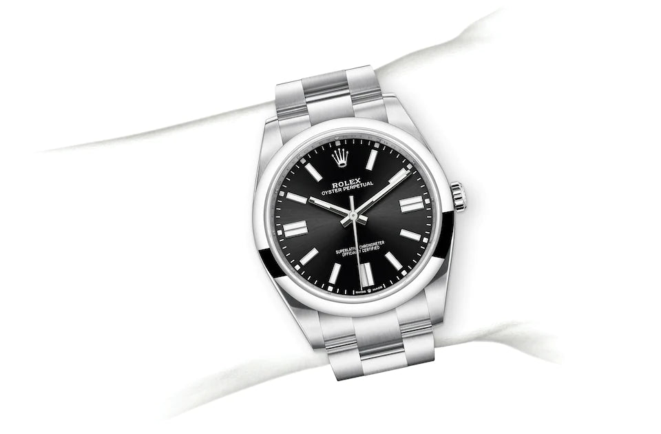 Rolex Oyster Perpetual 41 in Oystersteel - M124300-0002 at Fink's Jewelers