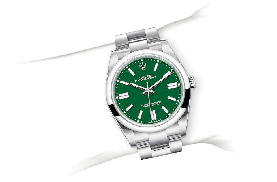 Rolex Oyster Perpetual 41 in Oystersteel - M124300-0005 at Fink's Jewelers