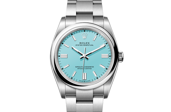 Oyster Perpetual 36, Oyster, 36 mm, Oystersteel Front Facing