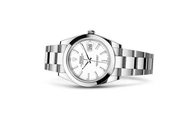 Datejust 41, Oyster, 41 mm, Oystersteel Laying Down