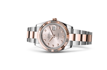 Load image into Gallery viewer, Datejust 41, Oyster, 41 mm, Oystersteel and Everose gold Laying Down