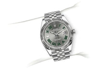 Load image into Gallery viewer, Rolex Datejust 31 in Oystersteel and White Gold - M126334-0022 at Fink&#39;s Jewelers