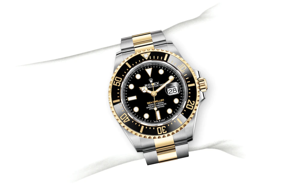 Rolex Sea-Dweller in Oystersteel and Yellow Gold - M126603-0001 at Fink's Jewelers