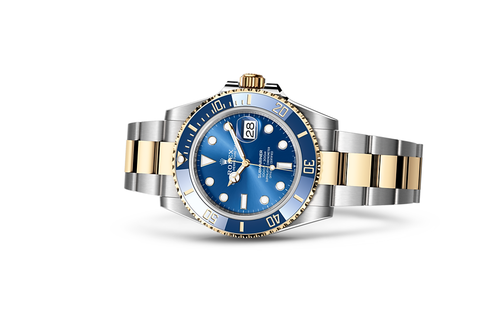 Submariner Date, Oyster, 41 mm, Oystersteel and yellow gold Laying Down