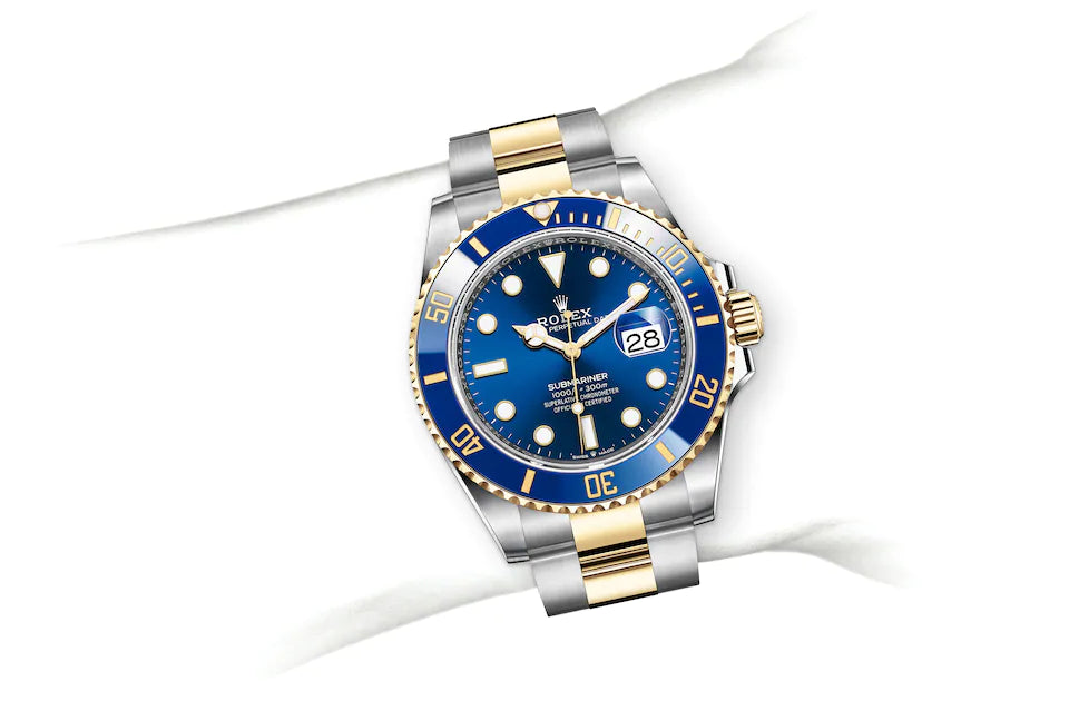 Rolex Submariner Date in Oystersteel and Yellow Gold - M126613LB-0002 at Fink's Jewelers