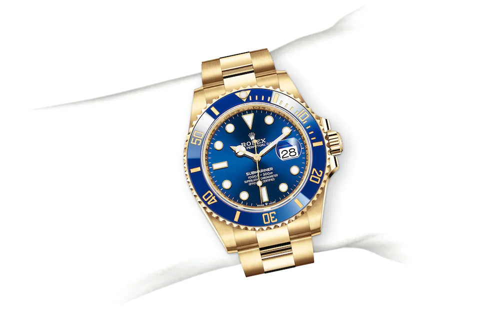 Rolex Submariner Date in Yellow Gold - M126618LB-0002 at Fink's Jewelers