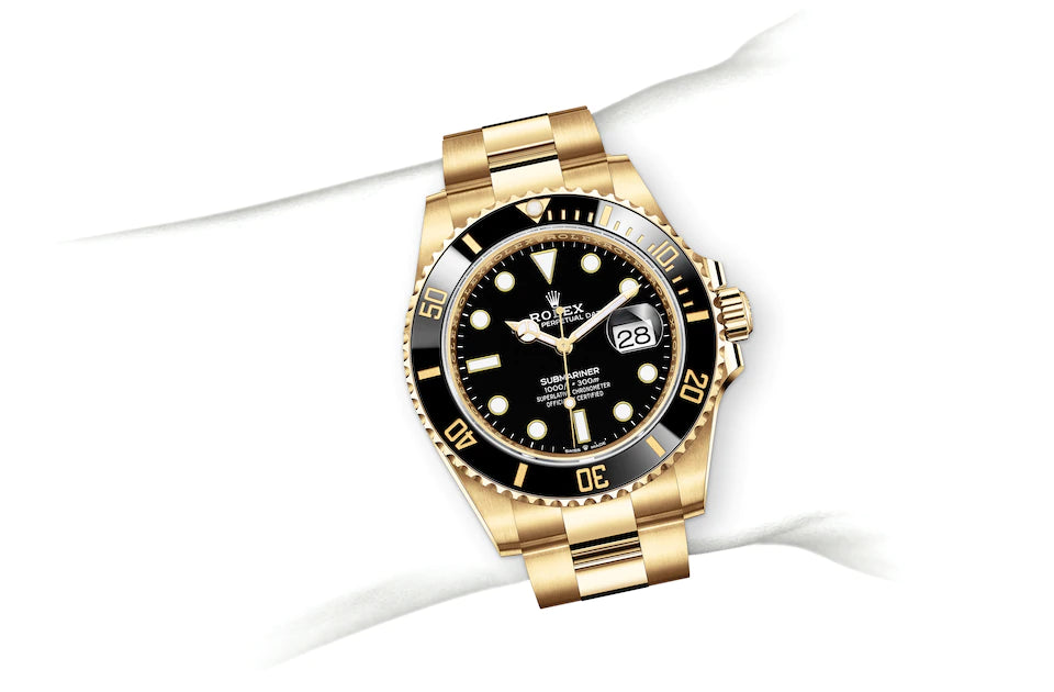 Rolex Submariner Date in Yellow Gold - M126618LN-0002 at Fink's Jewelers