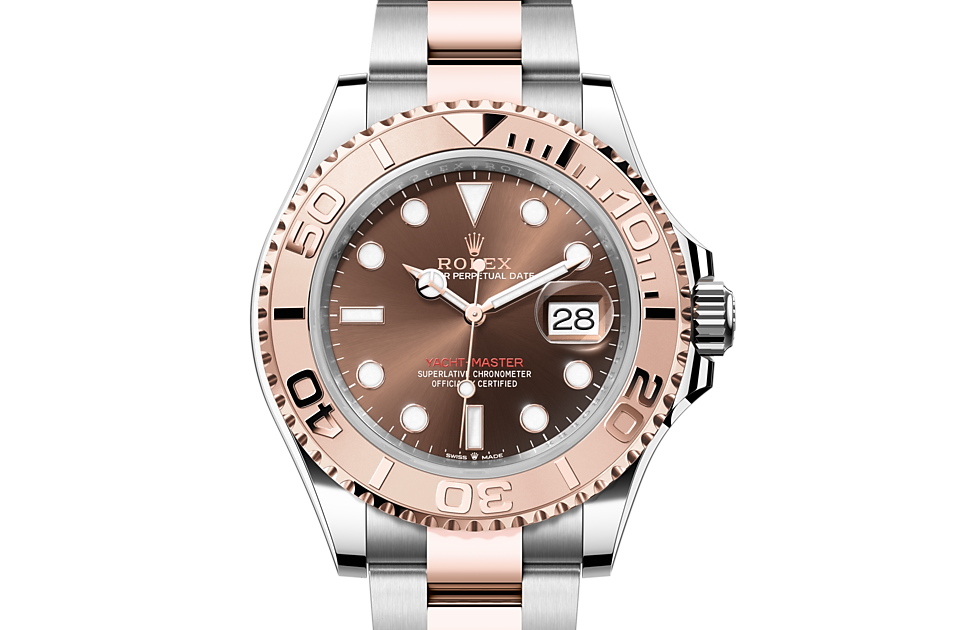 Yacht-Master 40, Oyster, 40 mm, Oystersteel and Everose gold Front Facing