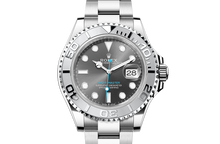 Load image into Gallery viewer, Yacht-Master 40, Oyster, 40 mm, Oystersteel and platinum Front Facing