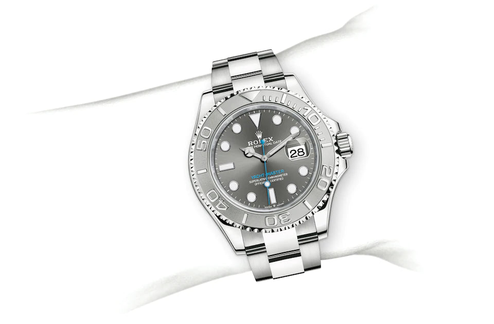 Rolex Yacht-Master 40 in Oystersteel and Platinum - M126622-0001 at Fink's Jewelers