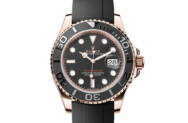 Yacht-Master 40, Oyster, 40 mm, Everose gold Front Facing