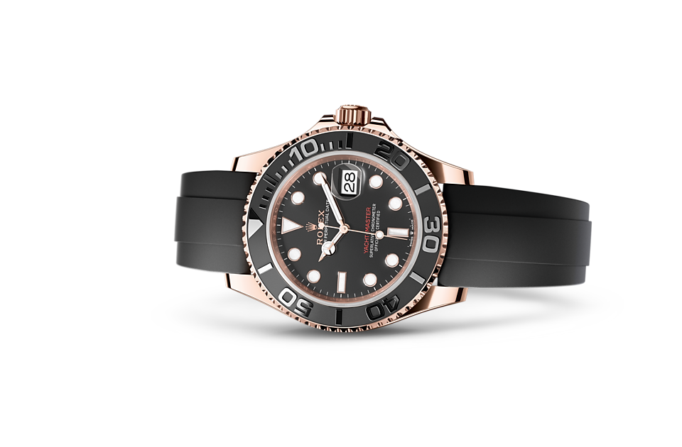 Yacht-Master 40, Oyster, 40 mm, Everose gold Laying Down