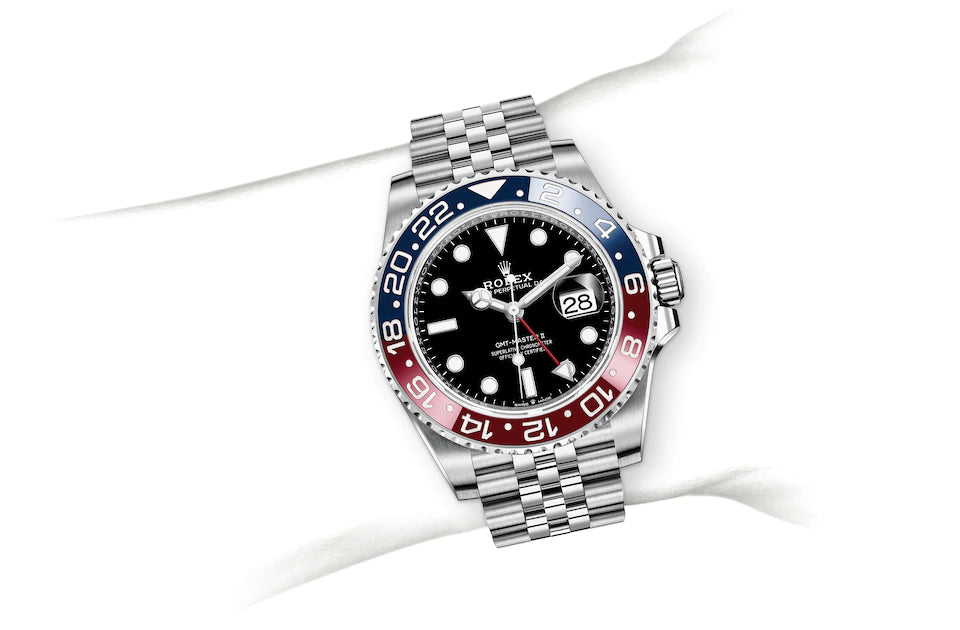 Rolex GMT-Master II in Oystersteel - M126710BLRO-0001 at Fink's Jewelers