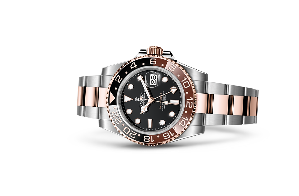 GMT-Master II, Oyster, 40 mm, Oystersteel and Everose gold Laying Down