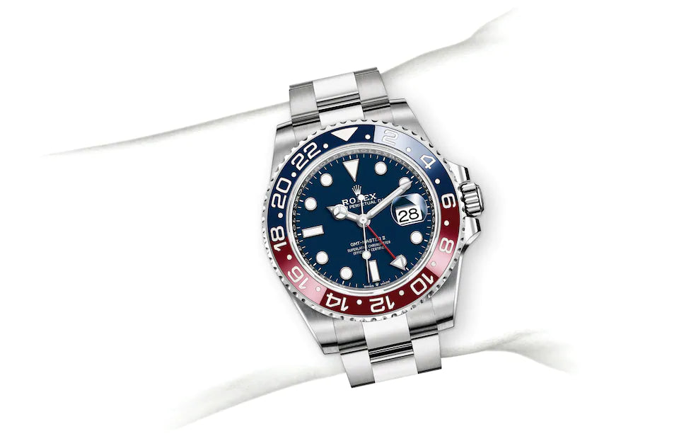 Rolex GMT-Master II in White Gold - M126719BLRO-0003 at Fink's Jewelers