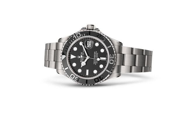 Yacht-Master 42, Oyster, 42 mm, RLX titanium Laying Down
