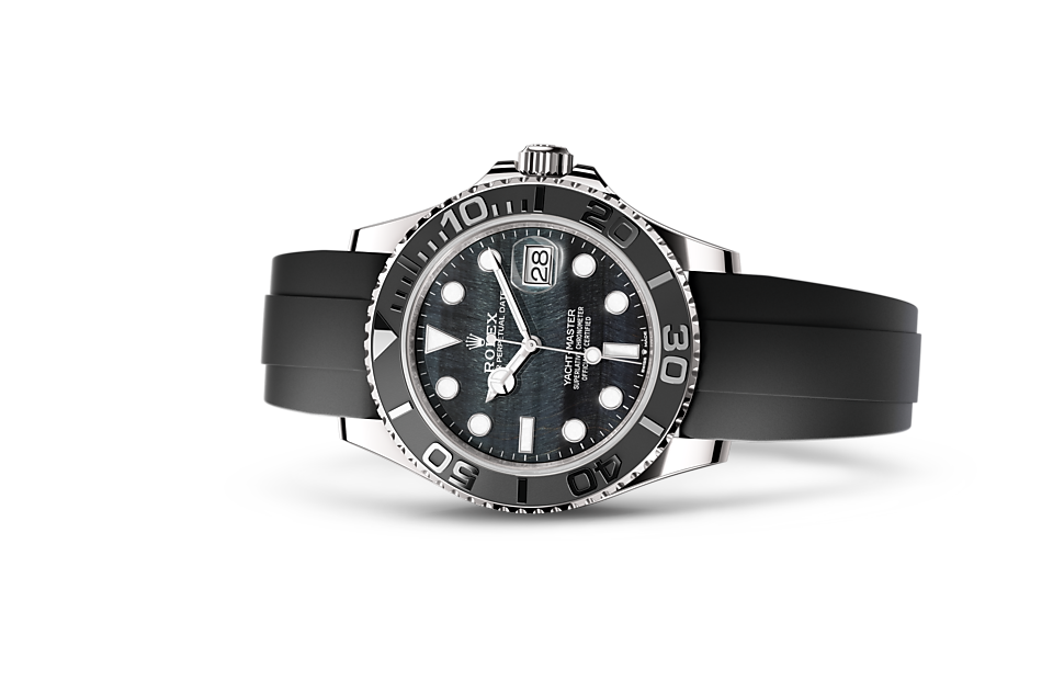 Yacht-Master 42, Oyster, 42 mm, white gold Laying Down