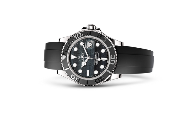 Yacht-Master 42, Oyster, 42 mm, white gold Laying Down