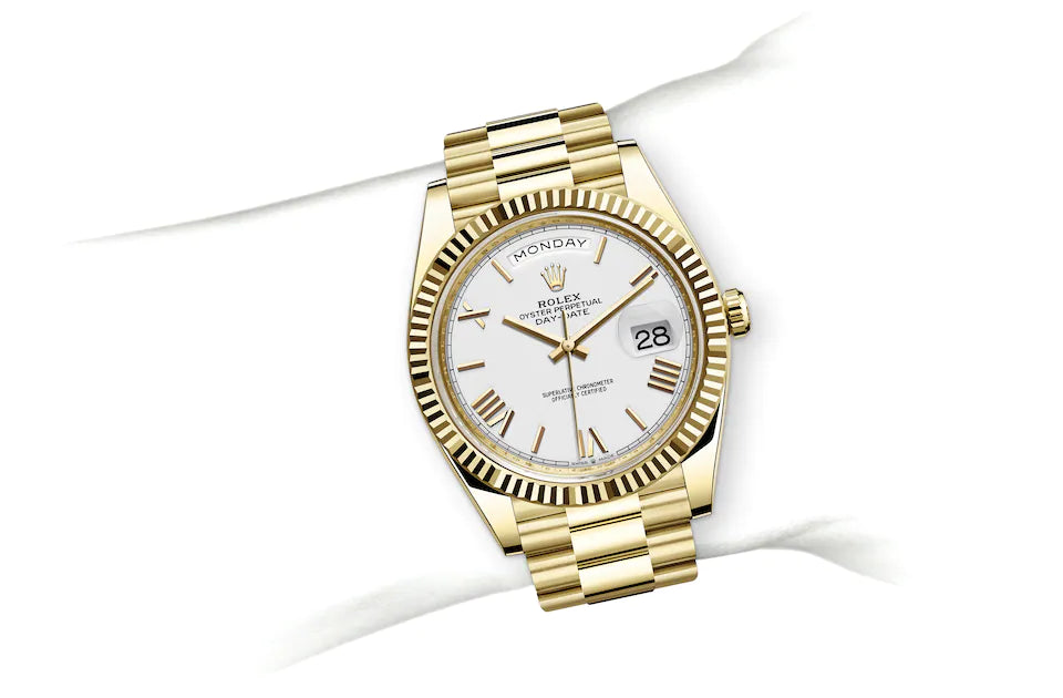 Rolex Day-Date 40 in Yellow Gold - M228238-0042 at Fink's Jewelers