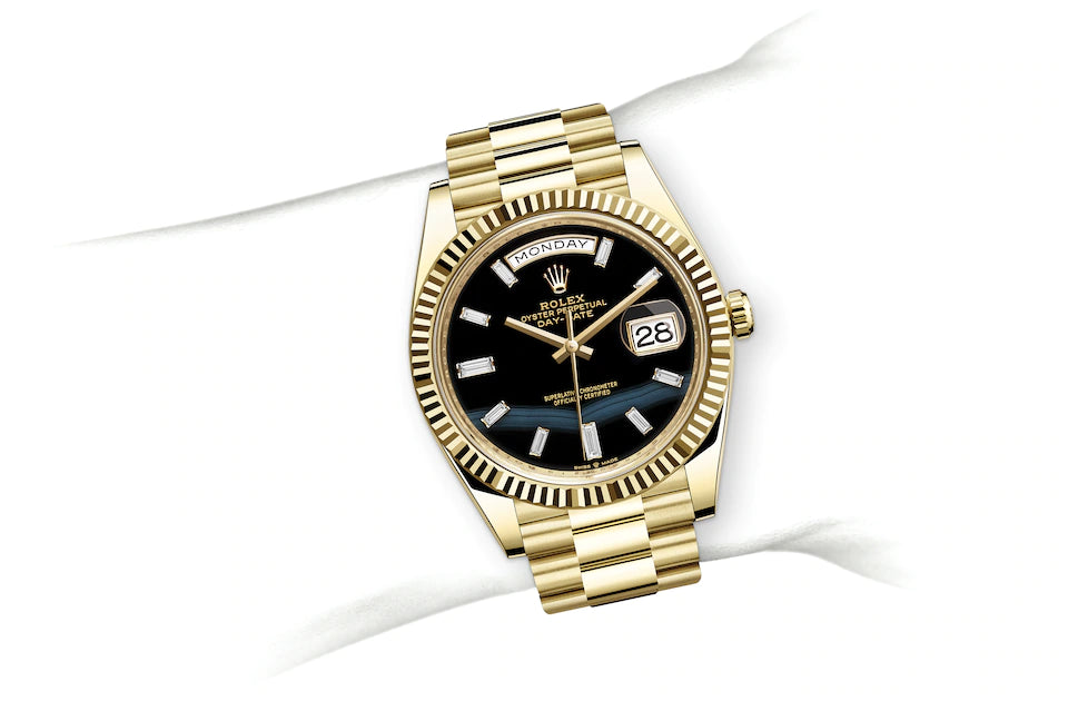 Rolex Day-Date 40 in Yellow Gold - M228238-0059 at Fink's Jewelers