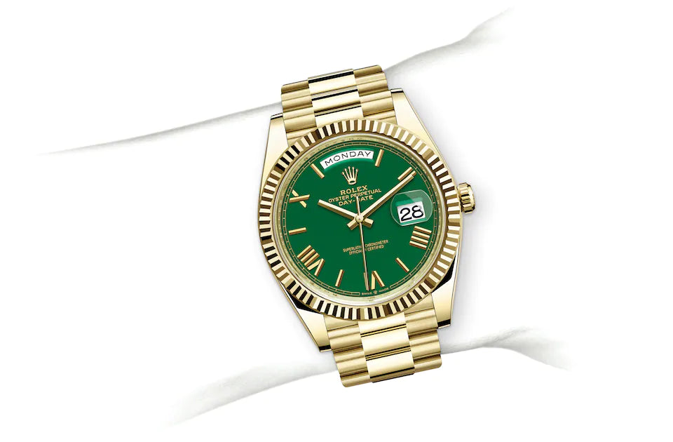 Rolex Day-Date 40 in Yellow Gold - M228238-0061 at Fink's Jewelers