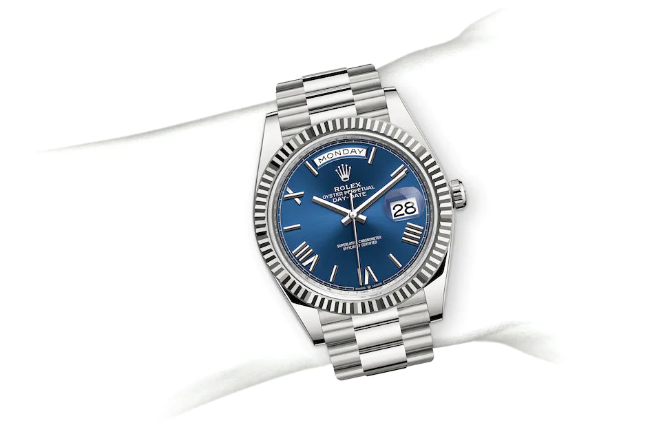 Rolex Day-Date 40 in White Gold - M228239-0007 at Fink's Jewelers