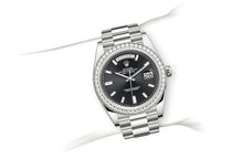 Rolex Day-Date 40 in White Gold and Diamonds - M228349RBR-0003 at Fink&#39;s Jewelers