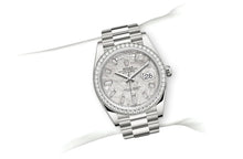 Rolex Day-Date 40 in White Gold and Diamonds - M228349RBR-0040 at Fink&#39;s Jewelers