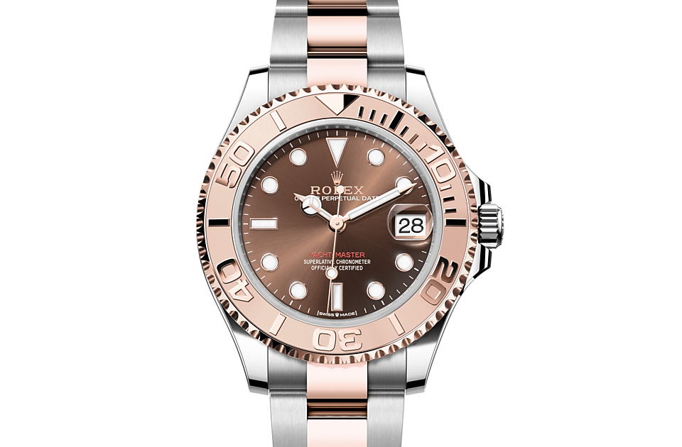 Yacht-Master 37, Oyster, 37 mm, Oystersteel and Everose gold Front Facing