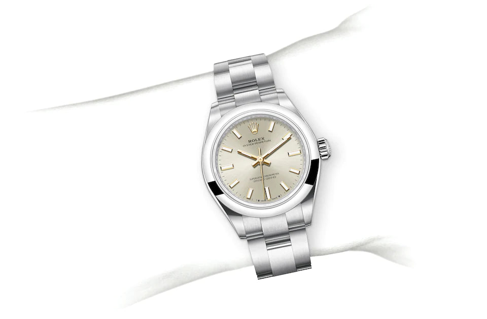Rolex Oyster Perpetual 28 in Oystersteel - M276200-0001 at Fink's Jewelers