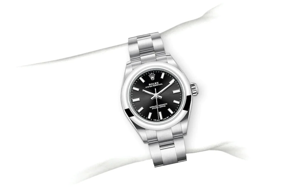 Rolex Oyster Perpetual 28 in Oystersteel - M276200-0002 at Fink's Jewelers