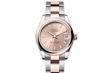 Datejust 31, Oyster, 31 mm, Oystersteel and Everose gold Front Facing