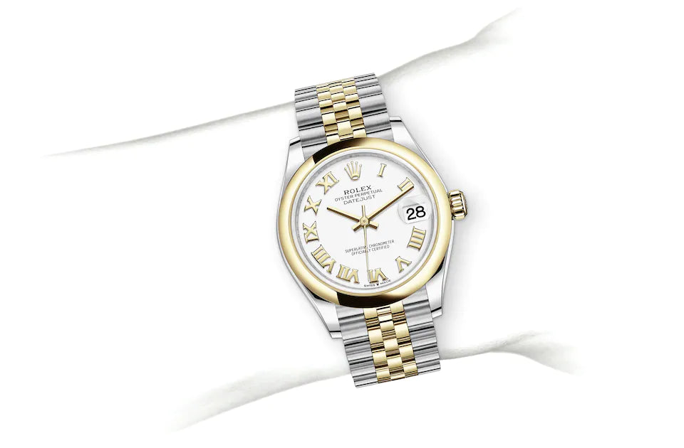 Rolex Datejust 31 in Oystersteel and Yellow Gold - M278243-0002 at Fink's Jewelers