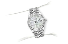 Rolex Datejust 31 in Oystersteel, White Gold, and Diamonds - M278384RBR-0008 at Fink&#39;s Jewelers