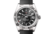 Load image into Gallery viewer, Sky-Dweller, Oyster, 42 mm, white gold Front Facing