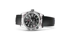 Load image into Gallery viewer, Sky-Dweller, Oyster, 42 mm, white gold Laying Down